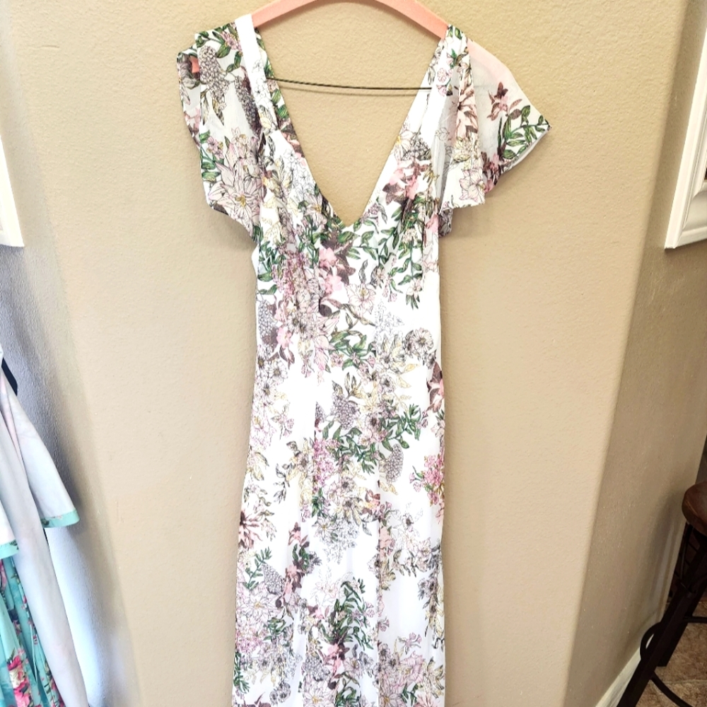 Guess Jeans Floral maxi dress